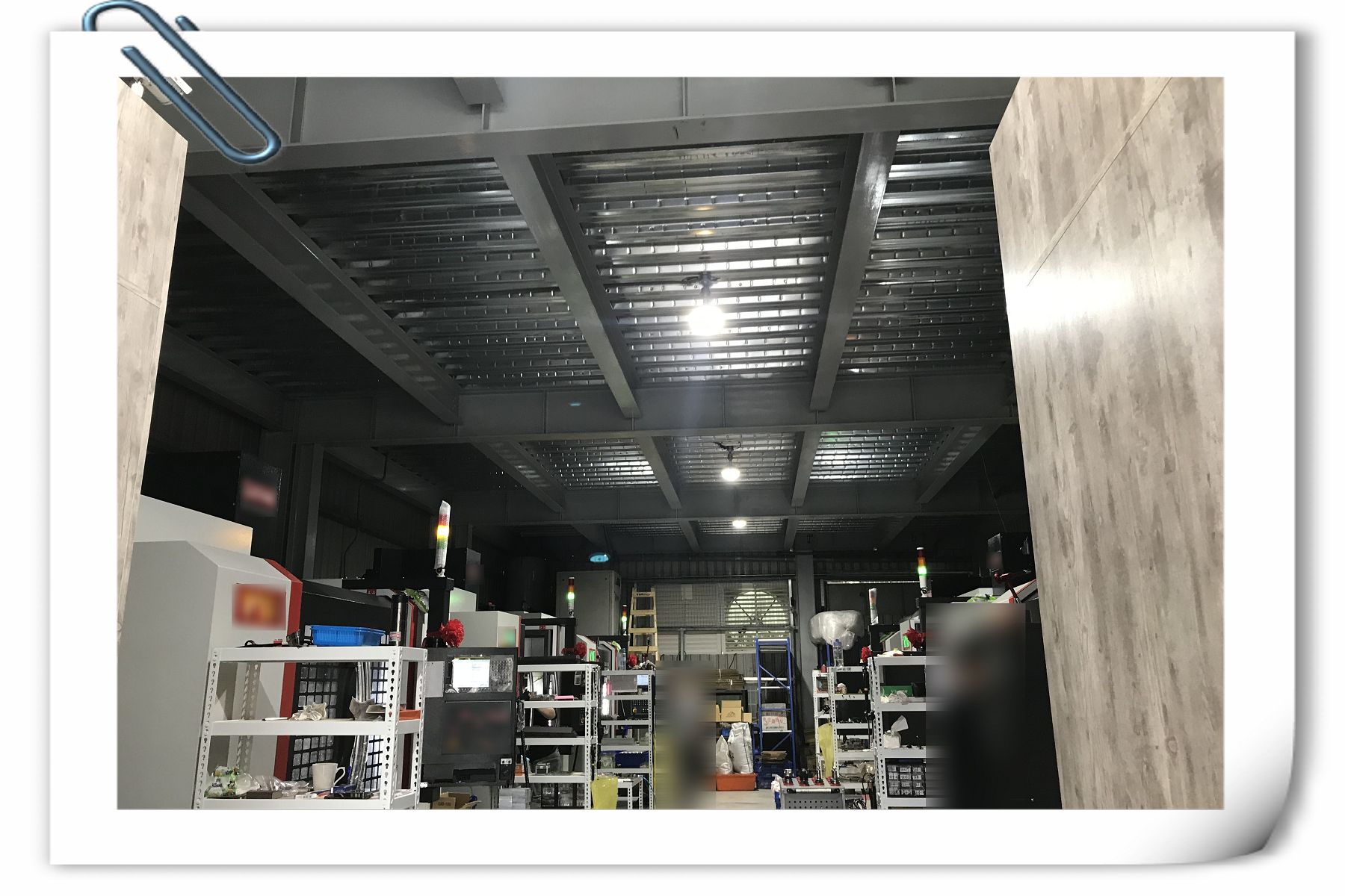 CNC工廠LED天井燈安裝