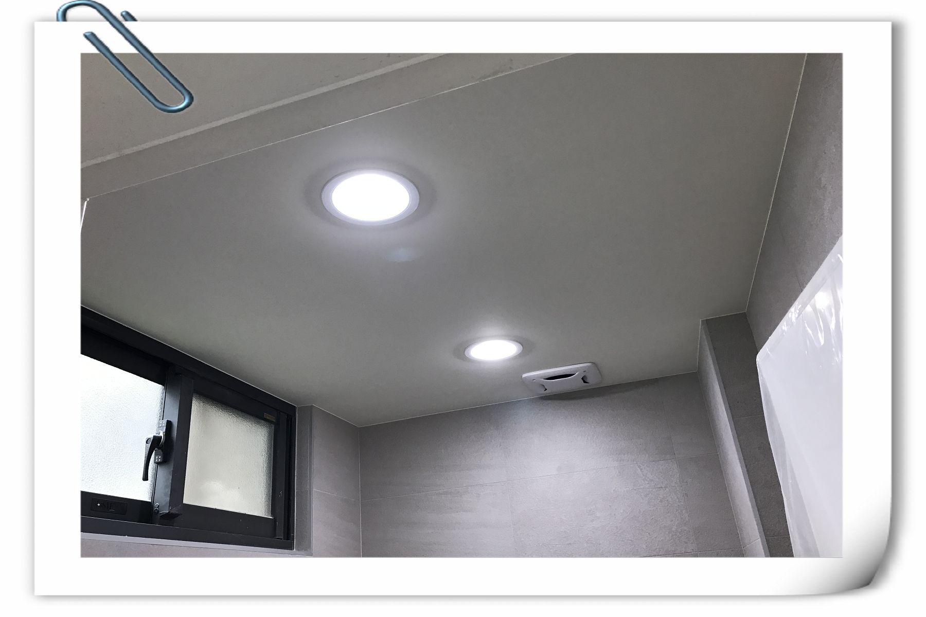 新竹市公寓LED崁燈安裝實績